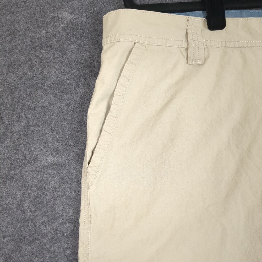 Columbia Mens Shorts Size 34W 10L Beige Flat Front Casual Outdoor - Picture 5 of 14